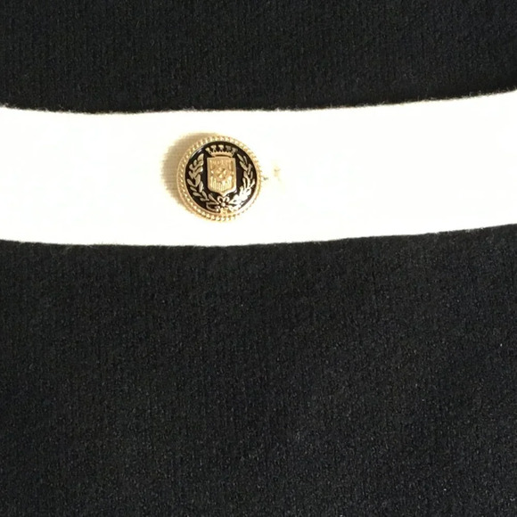 Philosophy Chic Padded Shoulder Novelty  Button Pocket Cardigan SZ L - Picture 10 of 11